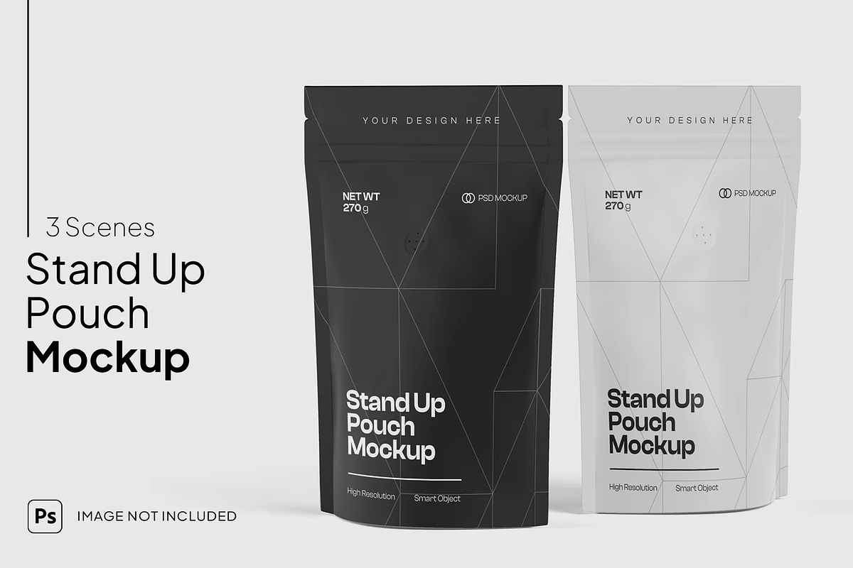 Pouch Mockup - Multiple Views, a Mockup by graphicsauce (Photo 1 of 4)