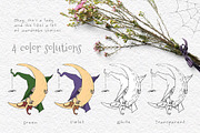 Cute Halloween Collection, an Illustration by Eva Katerina (Thumbnail 7 of 19)