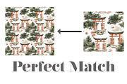 Japanese Seamless Patterns, a Pattern Graphic by Design Market (Thumbnail 3 of 4)