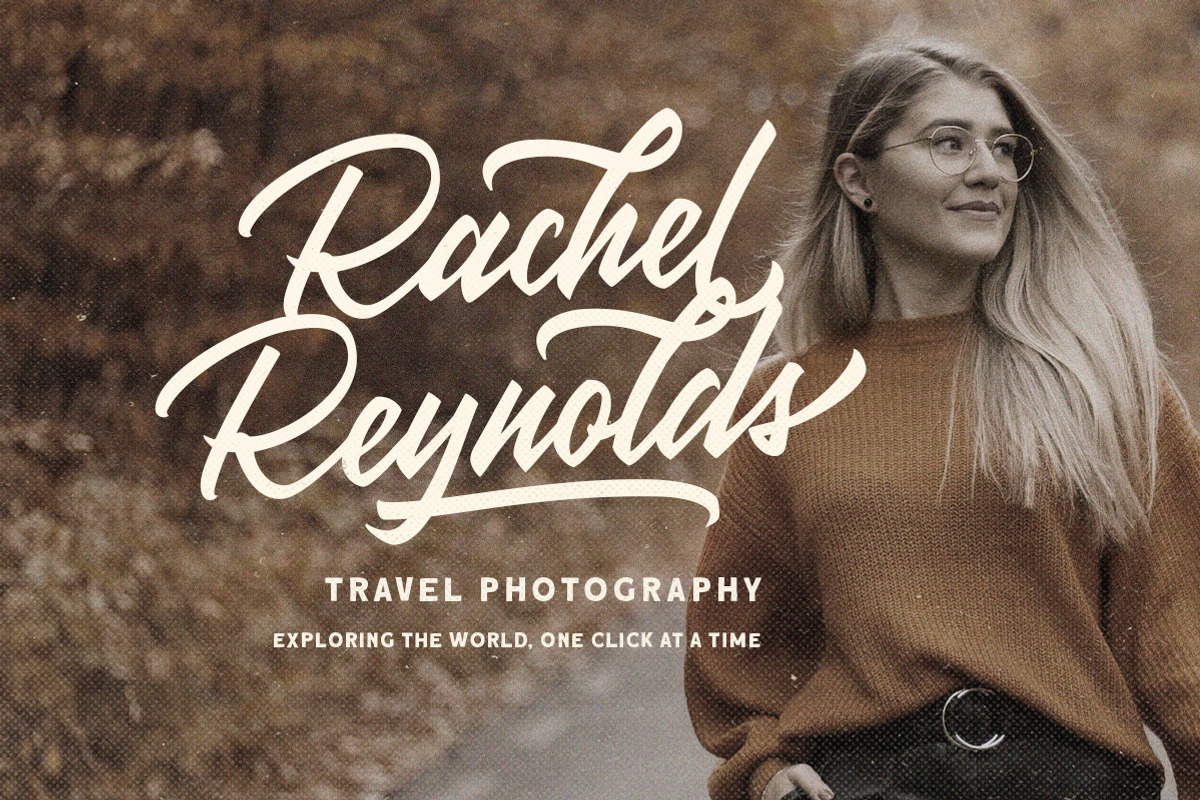 Thalia Threshold - Brush Script, a Script Font by Letterhend Studio (Photo 4 of 9)