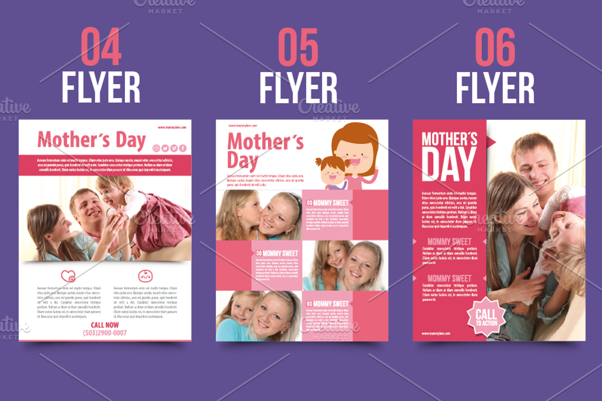 Mother´s Day Flyers, a Flyer Template by himoki (Photo 3 of 4)