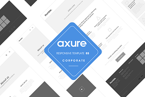 Axure Responsive Corporate Template3