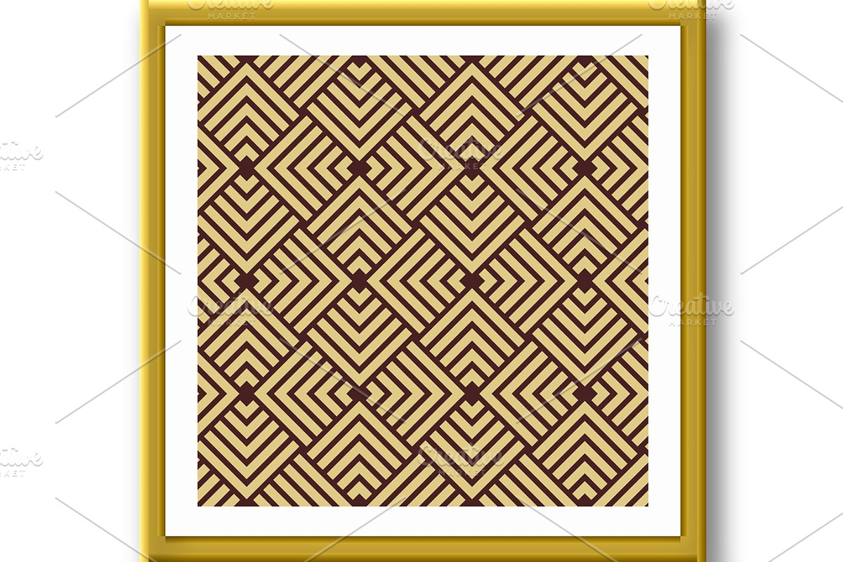 Seamless Geometric Vector Background, an Education Illustration by FineArtStudio (Photo 2 of 3)