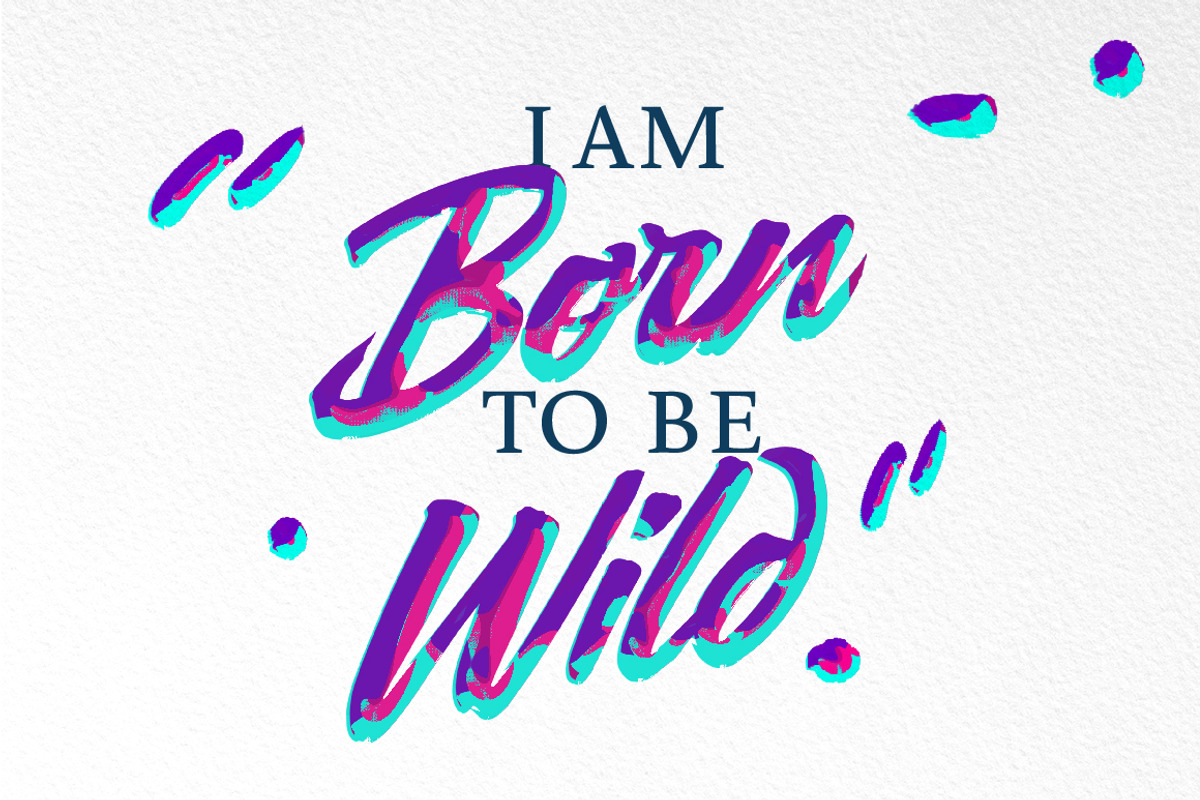 Paint Text Effect, a Layer Style Add-On by Evlogiev Studio (Photo 5 of 11)