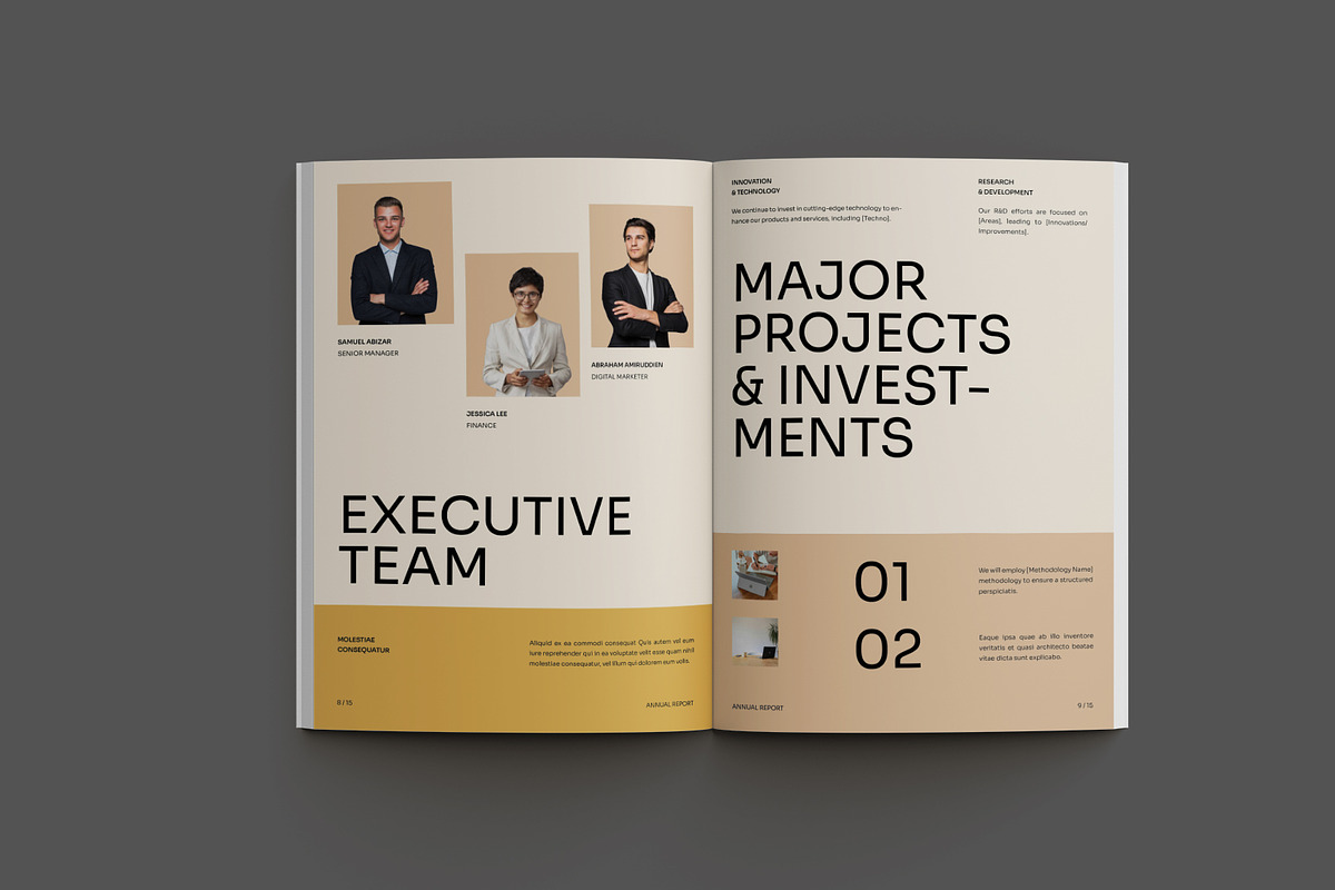 Annual Report, a Brochure Template by Neermana (Photo 7 of 10)