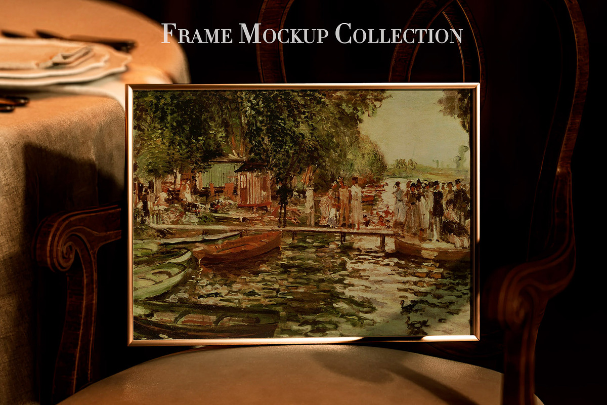 Lucerne room & Rustic Mockup Frame, a Household Mockup by LAMIA DESIGN (Photo 4 of 16)