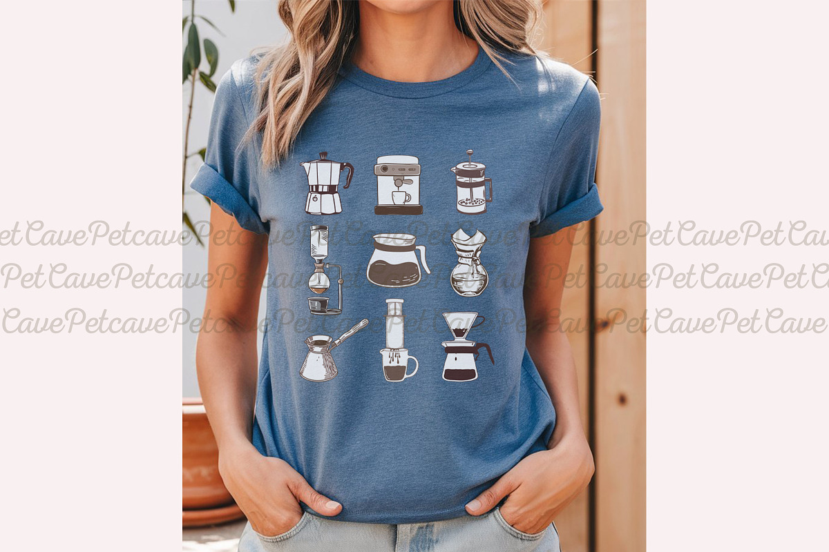 Espresso Yourself Coffee PNG Bundle, a Graphic by Pet Cave (Photo 3 of 7)