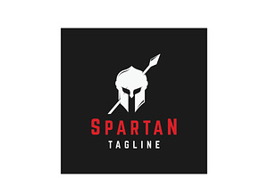 Gladiator spartan helmet logo design, a Branding & Logo Template by LOGOCREATIVE