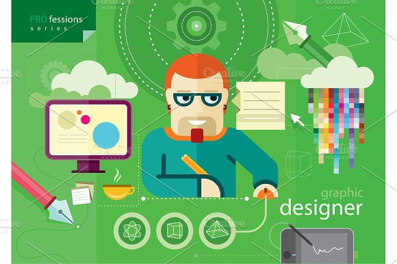 Graphic designer profession series preview 2