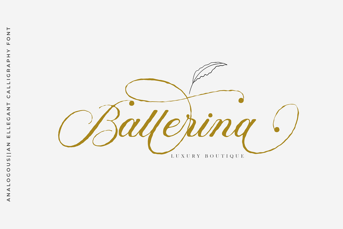Analogous | Elegant Calligraphy, a Script Font by Analogous (Photo 12 of 14)