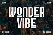 Wonder Vibe – Creative Display Sans, a Sans Serif Font by Artiveko (Thumbnail 1 of 8)