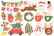 Merry Christmas PNG Clipart Bundle, a Seasonal Illustration by LemonDesign (Thumbnail 3 of 4)