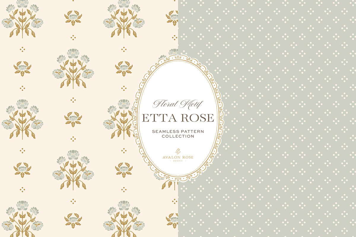 Vintage Sage Floral Print Patterns, a Pattern Graphic by Eclectic Anthology (Photo 5 of 14)