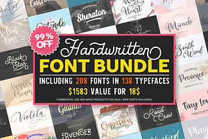 Font Bundle 99%OFF, a Script Font by Larin Type Co.
