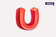 Cartoon cubic style alphabet, a Symbol Font by kaer_shop (Thumbnail 3 of 7)