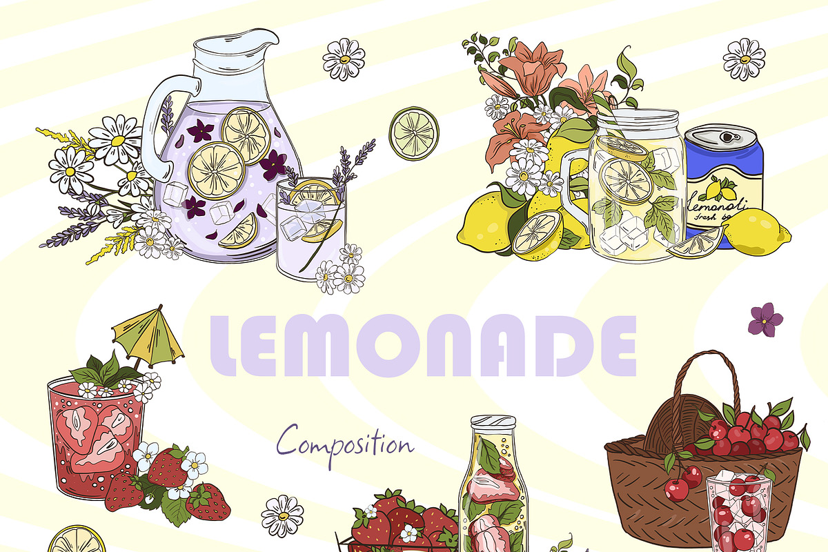 Lemonade. Hand draw graphic, an Object Graphic by ma_i_vi (Photo 9 of 10)