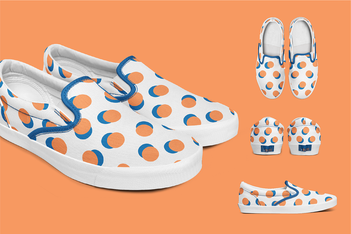Orange is the new Blue, a Pattern Graphic by Suphansa (Photo 5 of 8)