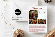 Year in Review Christmas Card Canva, a Card Template by Sweet Little Muse (Thumbnail 3 of 5)