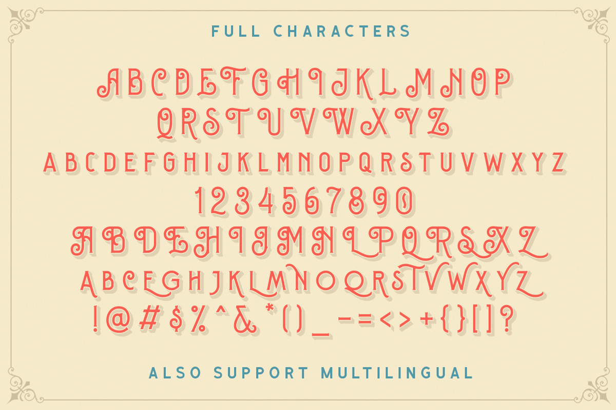 Sequents - Layered Font (+ORNAMENT), a Font by Letterhend Studio (Photo 9 of 9)
