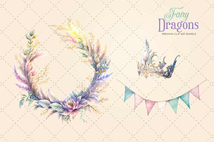 Dragon Clipart Megabundle