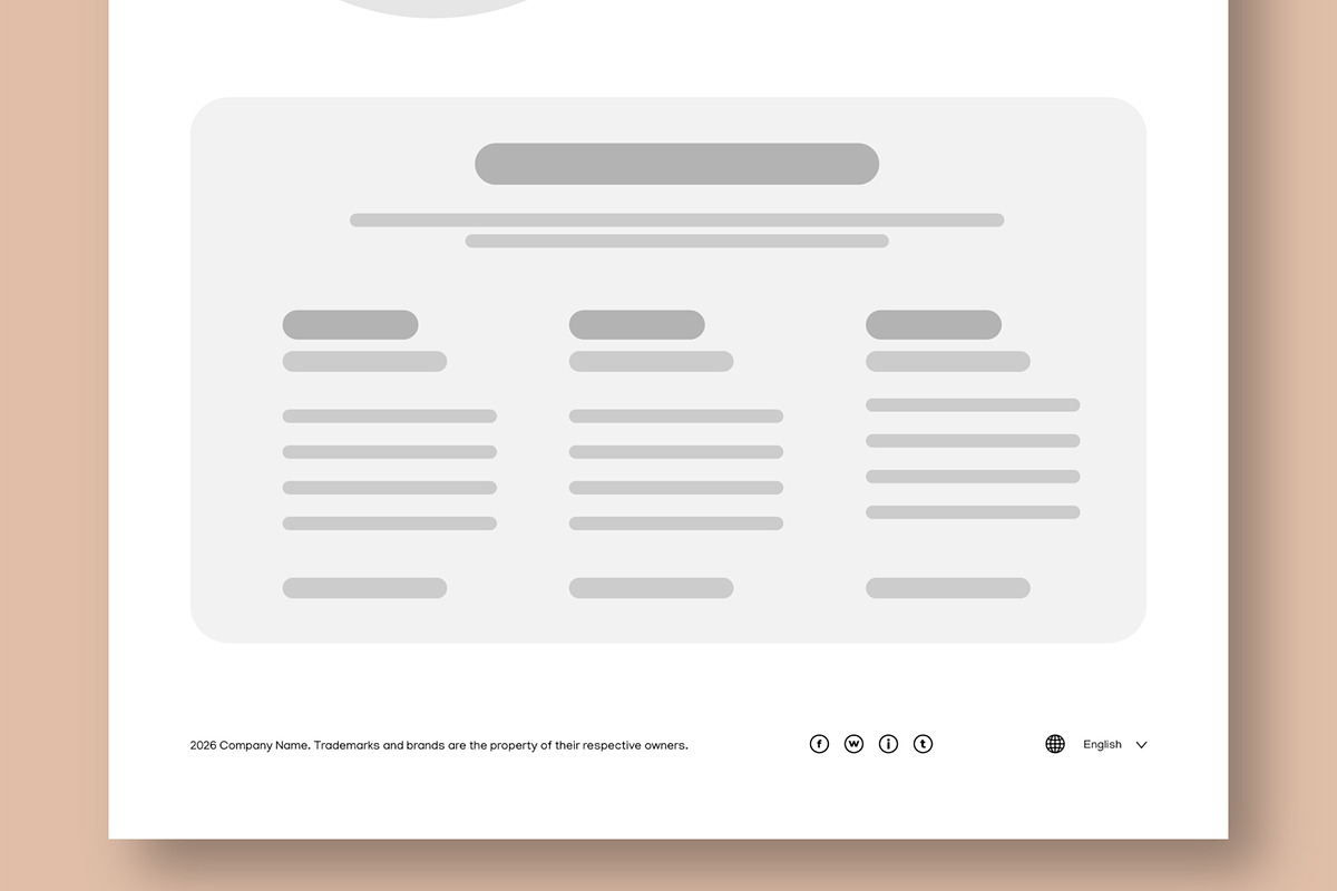 SEO Agency Wireframe UI Template, an UI Kit Template by CreativeShaper (Photo 5 of 5)