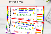 Happy Birthday Gift Boarding Pass, a Card Template by YasdeyDesigns (Thumbnail 6 of 7)