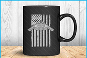 Military Airplane American Flag B2, an Object Graphic by Creativeusart (Thumbnail 3 of 4)