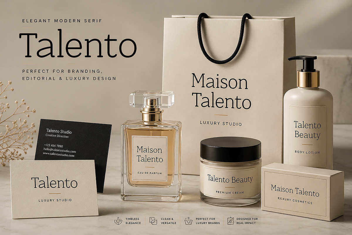 Talento, a Serif Font by Wow Magic (Photo 3 of 5)