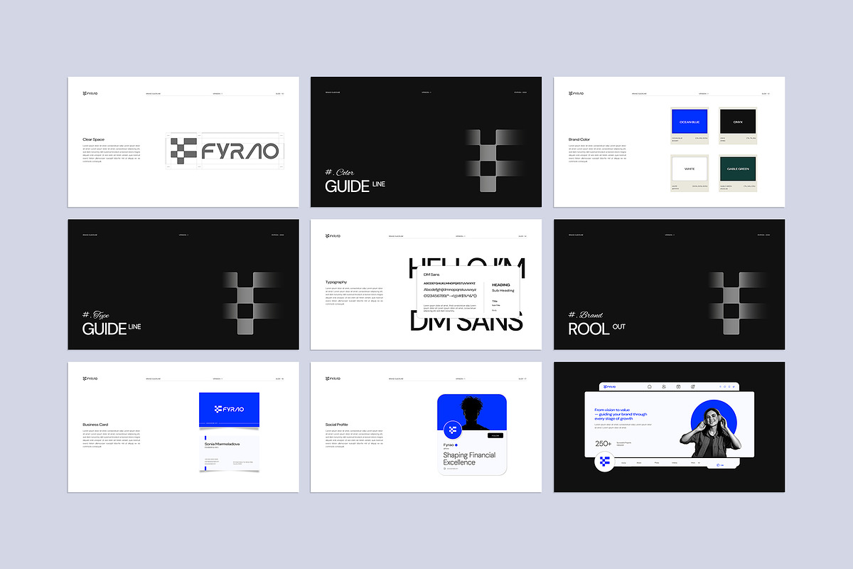 Brand Guideline Presentation, a Presentation Template by graphypix (Photo 6 of 7)