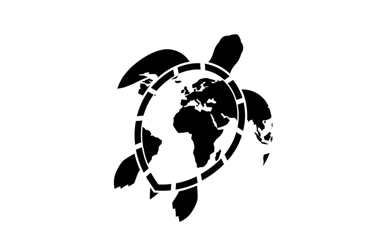 World Map Sea Turtle Bundle, an Illustration by Gaye Art (Photo 23 of 31)