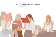 ABSTRACT GIRL BOSS, a Person Illustration by Olg Store (Thumbnail 4 of 12)