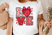 Valentine's Day love PNG Preppy Coqu, an Illustration by CreationArt (Thumbnail 4 of 4)