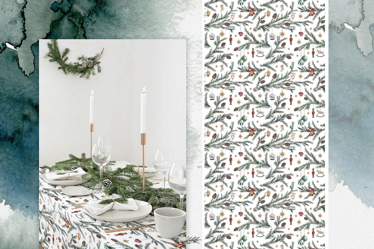 Christmas Tree Clip Art Collection, a Seasonal Illustration by RushkinaAntonina (Photo 7 of 8)