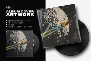 Album Cover Art BUNDLE Retro Space