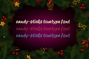 Candy-Sticks TrueType Font, a Script Font by alphadesign (Thumbnail 2 of 2)