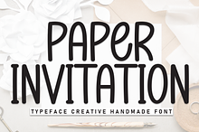 Paper Invitation | Script Font