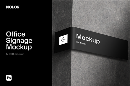 Office Signage Mockup