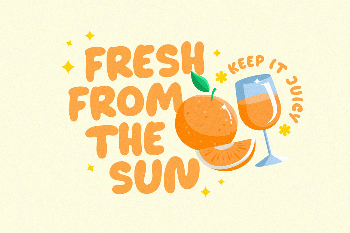Giggle Drop Bubble Font, a Handwritten Font by Littlehand (Photo 10 of 11)