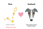 Zodiac signs and dog breeds clipart, an Animal Illustration by Art and Funny (Thumbnail 7 of 10)