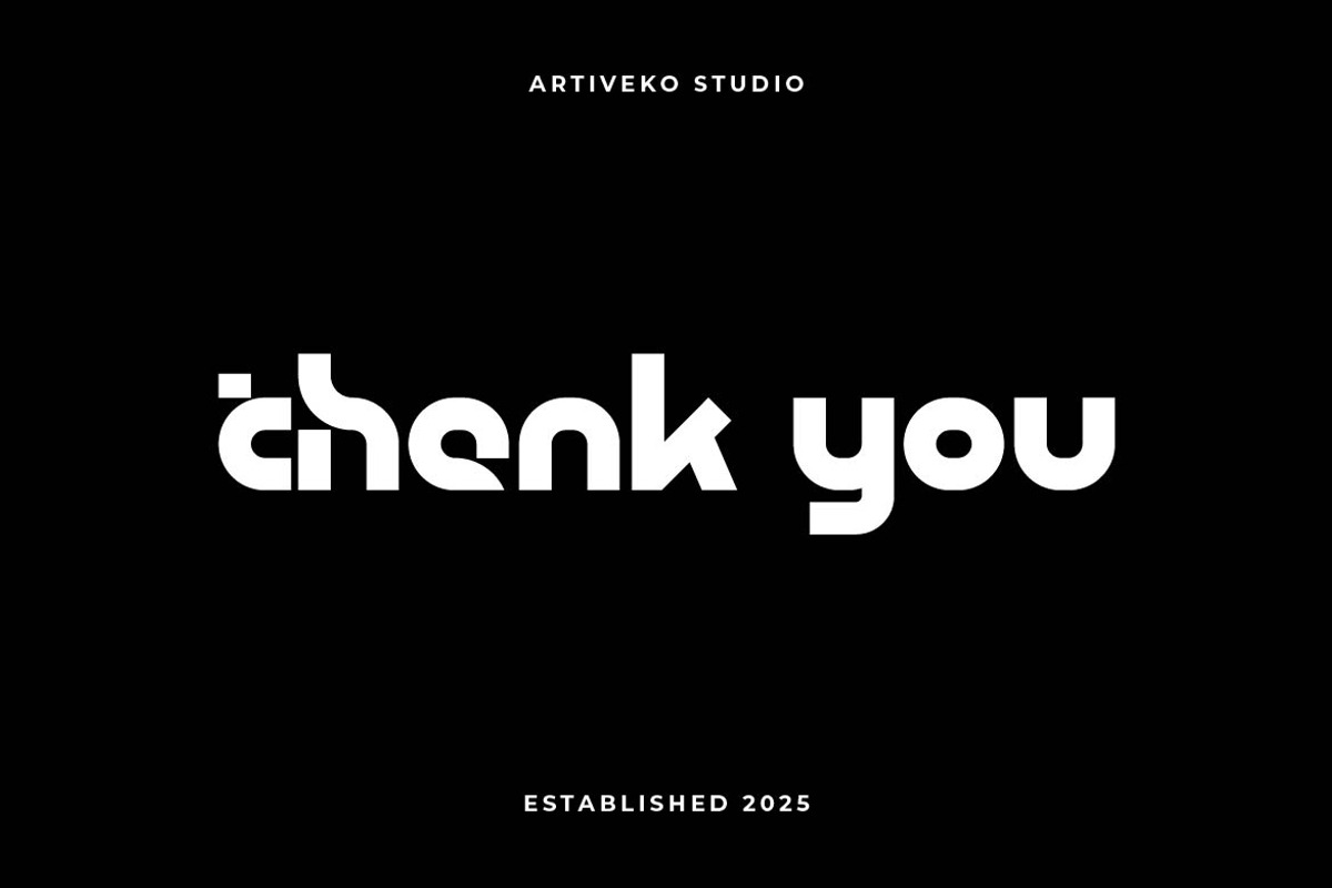 Toroto Bold Round Logo Font, a Sans Serif Font by Artiveko (Photo 8 of 8)