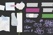 Realistic paper notes and memo, an Object Illustration by art PVP - market (Thumbnail 2 of 3)