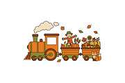 This Autumn & Thanksgiving Clipart, a Seasonal Illustration by abu67222 (Thumbnail 20 of 21)