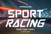 Sport Racing is Sport font, a Sans Serif Font by Brown Cupple (Thumbnail 1 of 8)