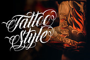 Chicano Vol. 02 | Tattoo style, a Script Font by Muntab_Art (Thumbnail 3 of 9)
