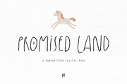 Promised Land - Handwritten Font, a Font by Ivan Rosenberg (Thumbnail 1 of 9)