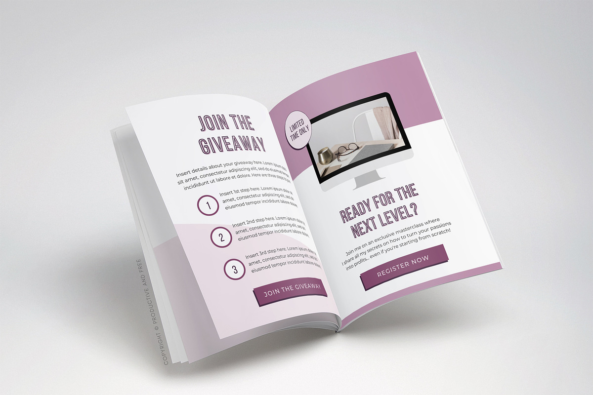30-Day Lead Magnet Challenge Bundle, a Magazine Template by ProductiveandFree (Photo 18 of 20)