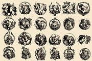 Medieval Love illustrations, a Decorative Illustration by Nocturnal Wolf (Thumbnail 7 of 16)