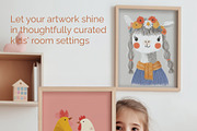 Whimsy Walls: Kids Frame Mockups Set, a Household Mockup by NikiArts (Thumbnail 5 of 9)