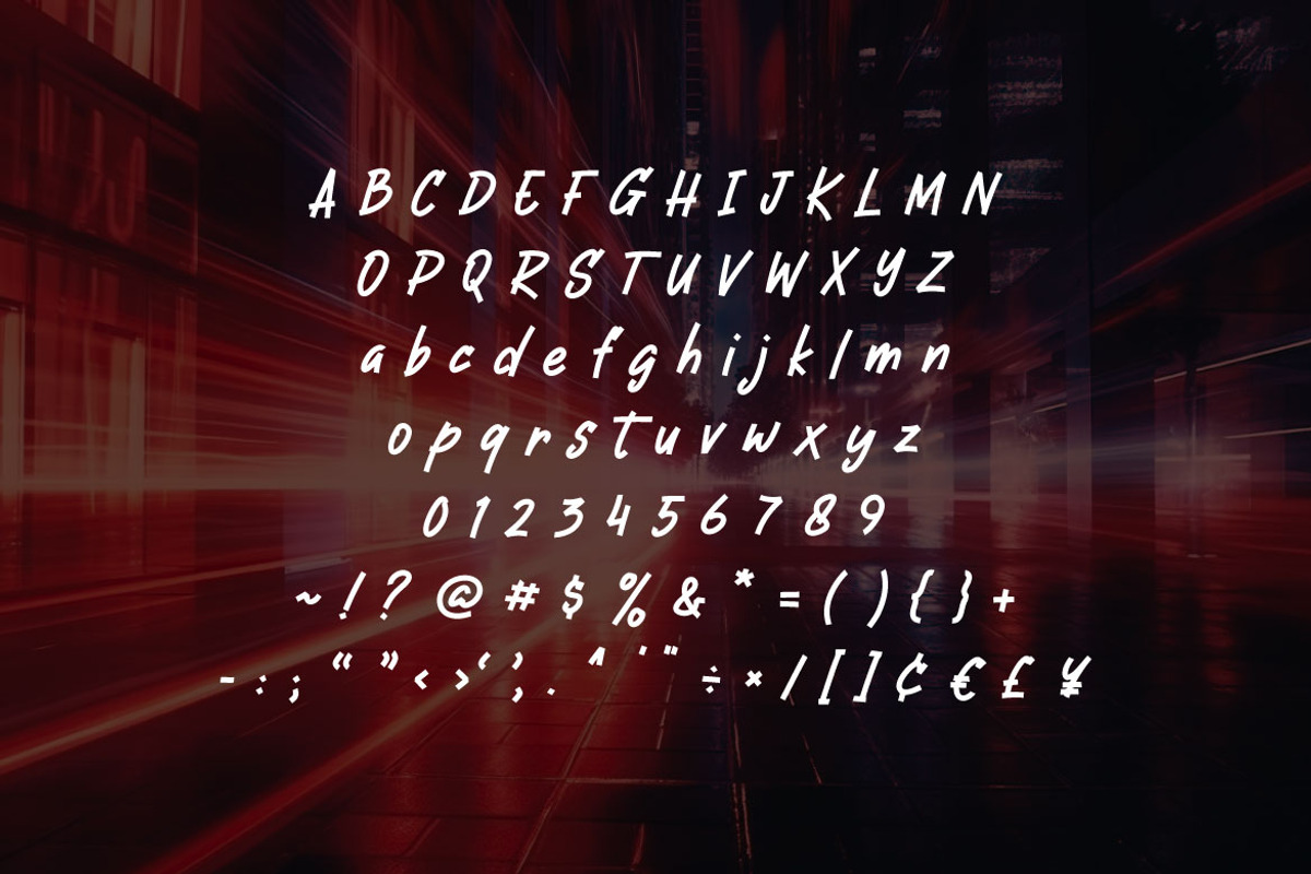 Run to Hotel - Handwriting Font, a Handwritten Font by Mightyfire (Photo 4 of 4)
