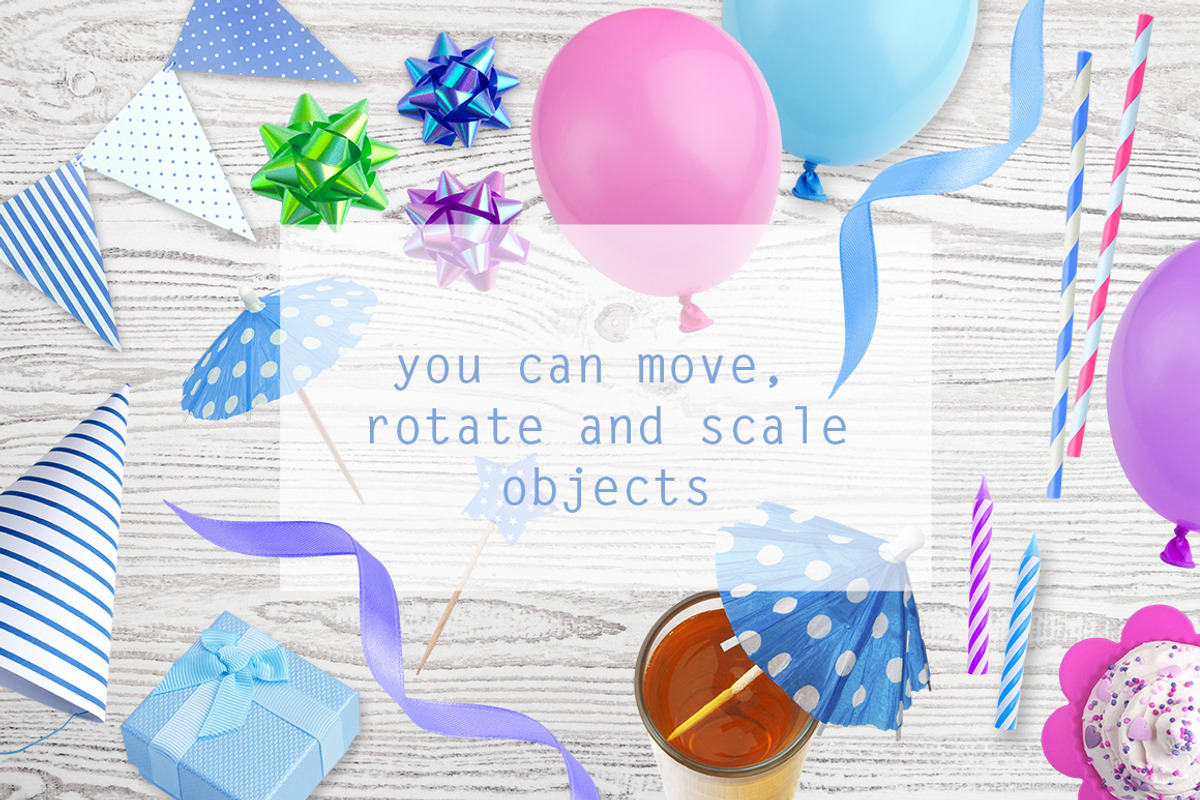 Party scene creator, a Product Mockup by vetre.antanaviciute (Photo 2 of 4)